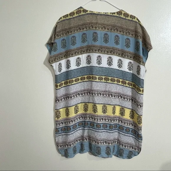 💥SOLD💥 J. Jill Multicolor Floral Print Button Down Top. Women’s size Medium - Picture 7 of 12